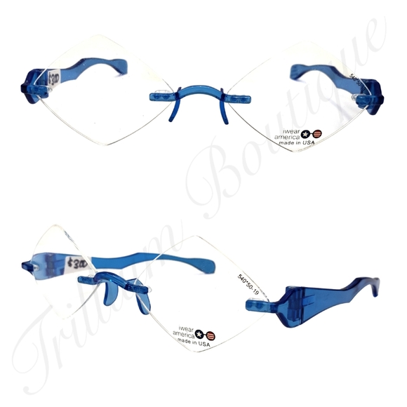 Iwear Accessories Iwear America 54 Womens Rimless Glasses Frames